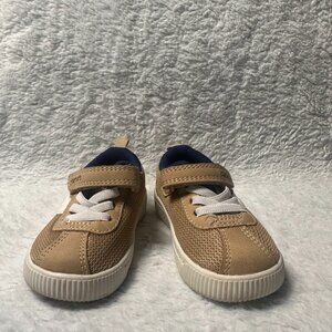 Carter’s Toddler Size 4 Tan Velcro Sneakers | Casual Boys Shoes